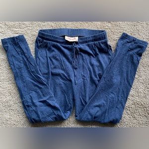 Papinelle blue lounge pants size small